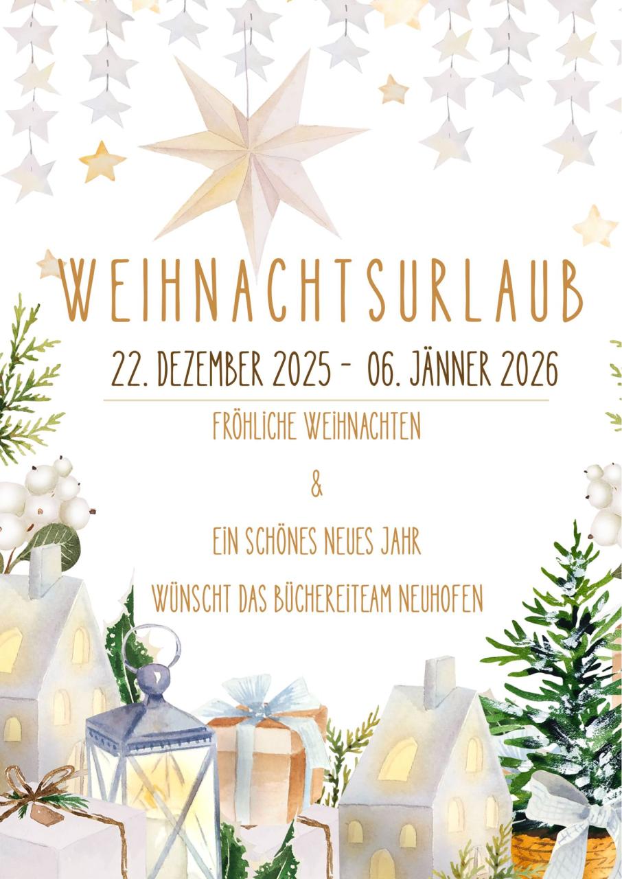 Weihnachtsurlaub