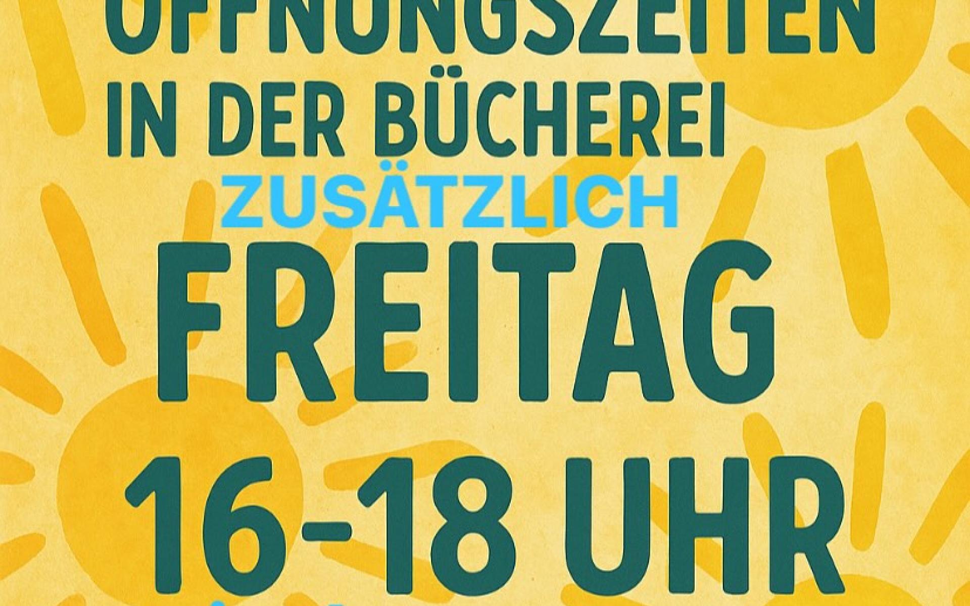 Sommeröffnungszeiten Bücherei Neuhofen an der Krems