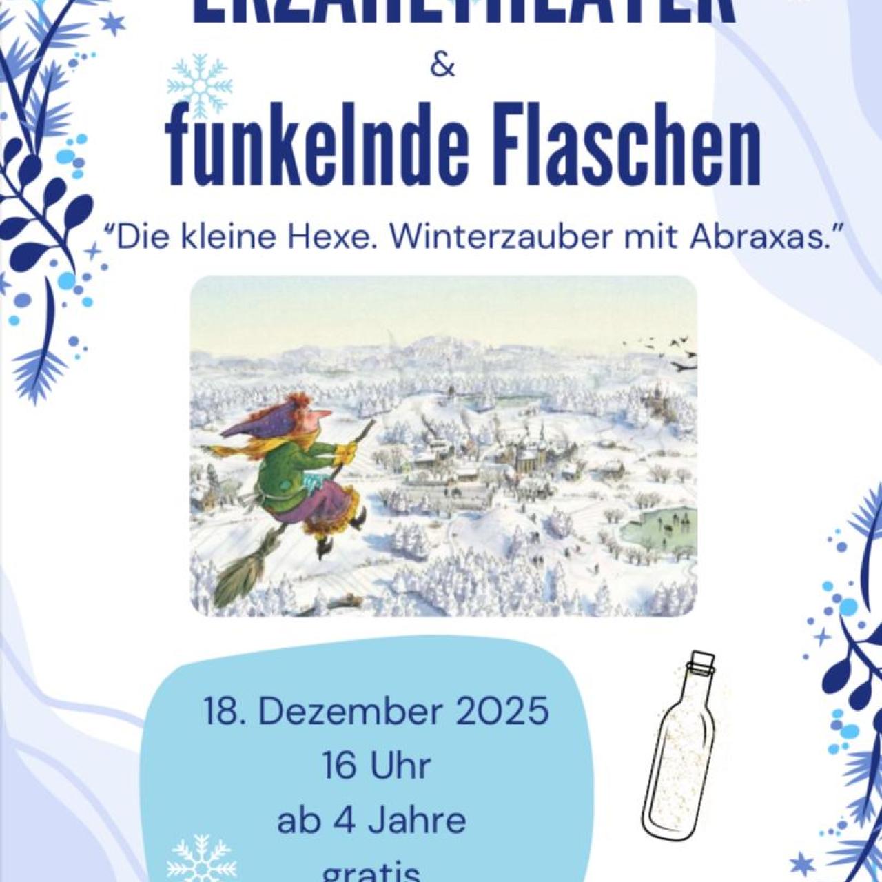 Erzähltheater und funkelnde Flaschen